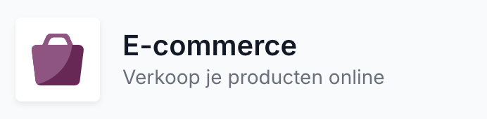 e-commerce, online producten verkoop , webshop