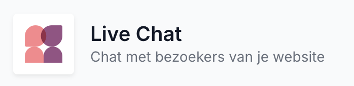 Live chat