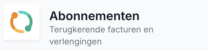 abonnementen